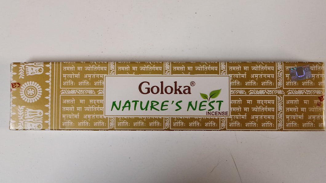Goloka Nature's Nest Incense Stick---15 gram