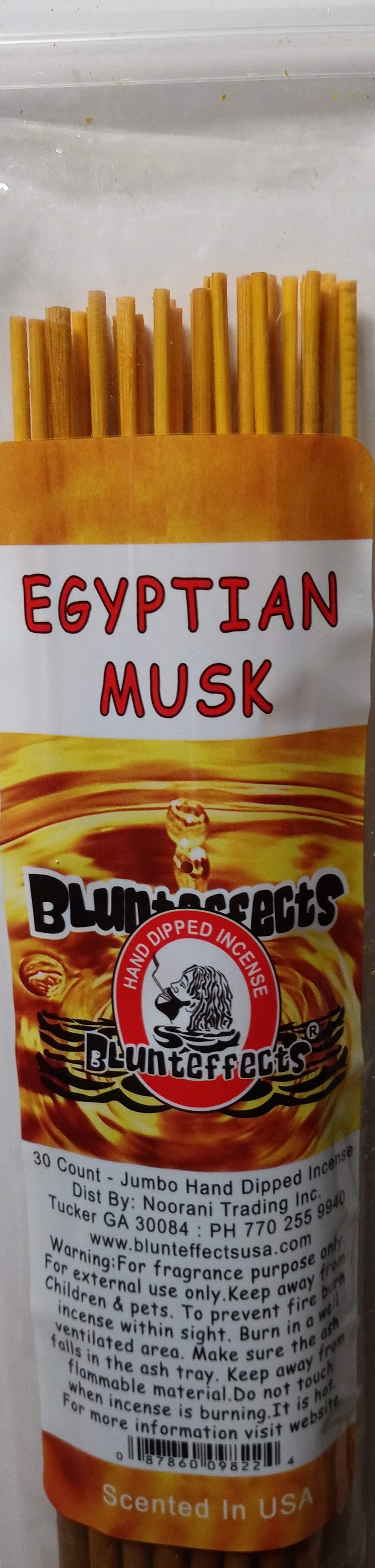 Blunteffects Egyptian Musk 19 Inch Jumbo Incense Sticks -- 30 Sticks