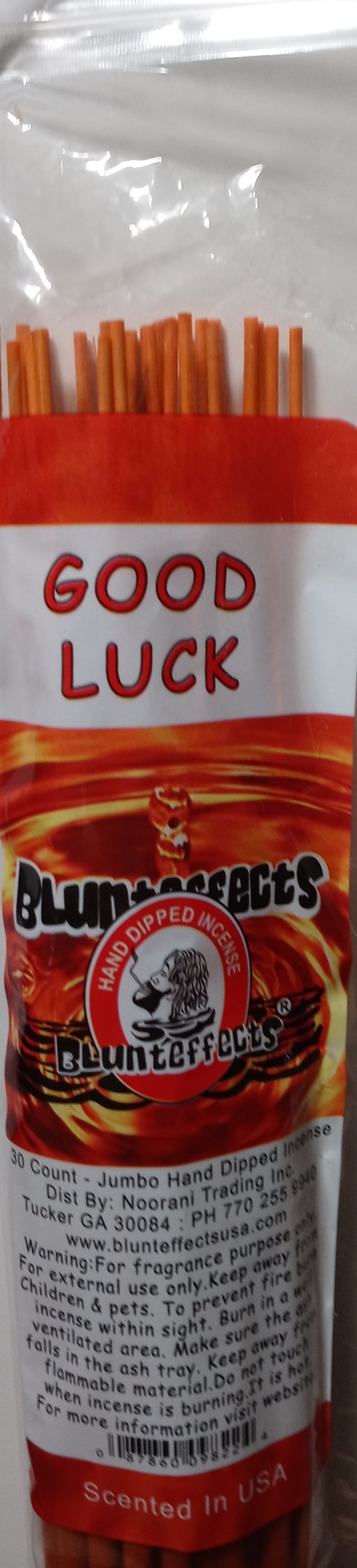 Blunteffects Good Luck 19 Inch Jumbo Incense Sticks -- 30 Sticks