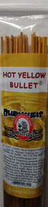 Blunteffects Hot Yellow Bullet 19 Inch Jumbo Incense Sticks -- 30 Sticks