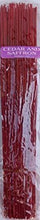 Load image into Gallery viewer, The Dipper Cedar and Saffron 11 Inch Incense Sticks - 100 Sticks