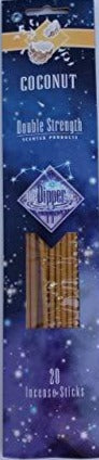 The Dipper Coconut 11 Inch Incense Sticks - 20 Sticks