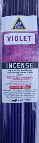 Aasha Violet Jumbo Incense Sticks-16 Inch-40 Sticks