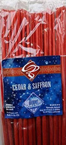 The Dipper Cedar and Saffron 19 Inch Jumbo Incense Sticks - 50 Sticks
