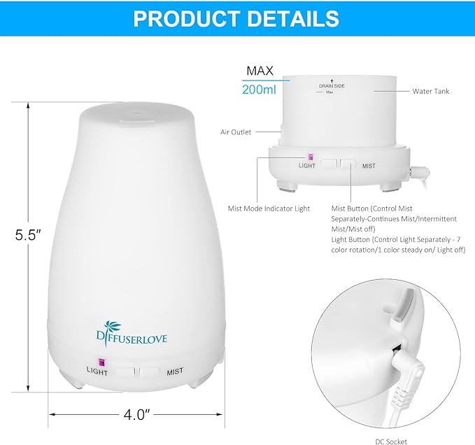 Ultrasonic Mist Humidifiers | Aromatherapy Diffuser | Stew's Incense