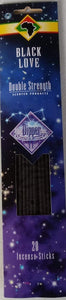 The Dipper Black Love 11 Inch Incense Sticks - 20 Sticks