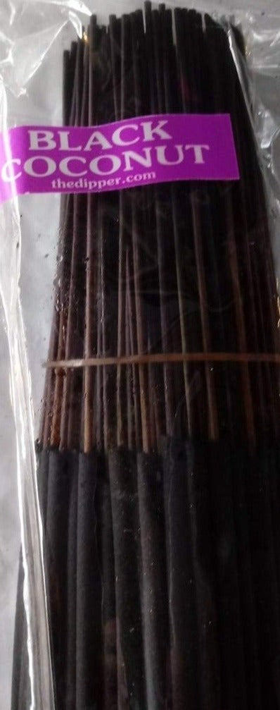 The Dipper Black Coconut 11 Inch Incense Sticks - 100 Sticks