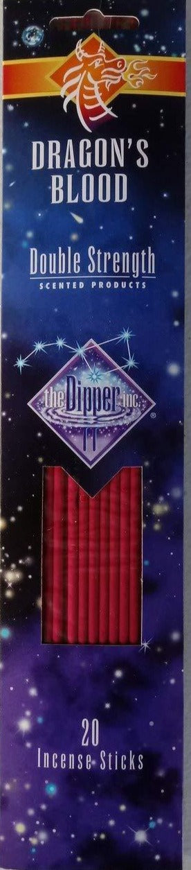 The Dipper Dragon's Blood 11 Inch Incense Sticks - 20 Sticks