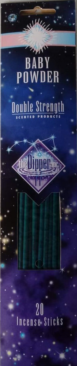 The Dipper Baby Powder 11 Inch Incense Sticks - 20 Sticks