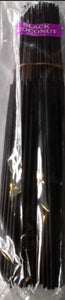 The Dipper Black Coconut 11 Inch Incense Sticks - 100 Sticks