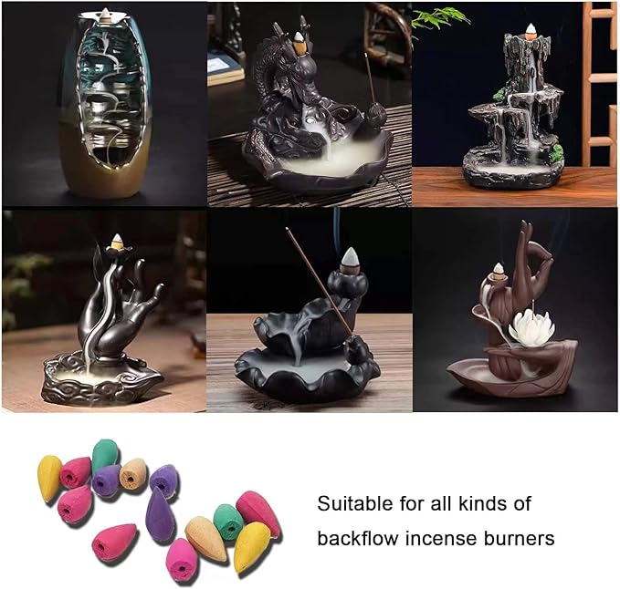 Incense Cones for Waterfall | Incense Burner Cone | Stew's Incense