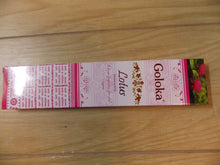Load image into Gallery viewer, Goloka Incense Sticks Lotus 2 Packs of 15 Grams