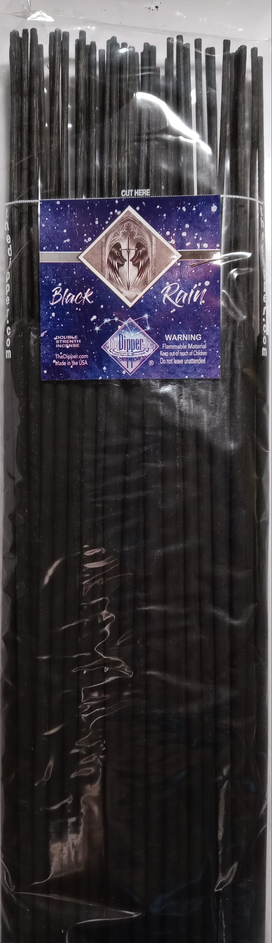 The Dipper Black Rain 19 Inch Jumbo Incense Sticks - 50 Sticks