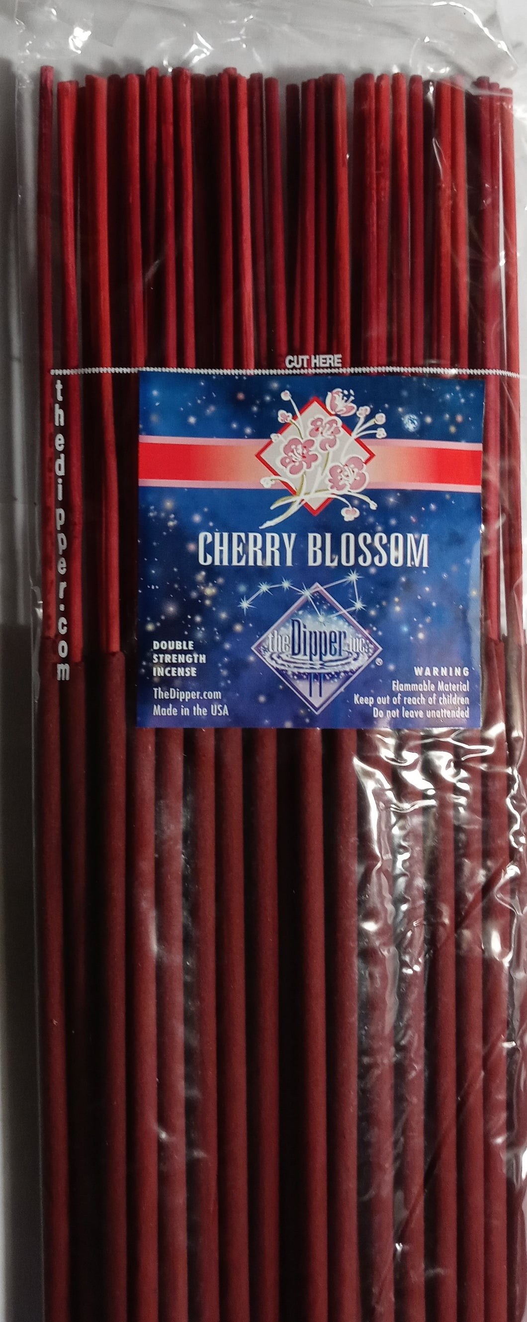 The Dipper Cherry Blossom 19 Inch Jumbo Incense Sticks - 50 Sticks