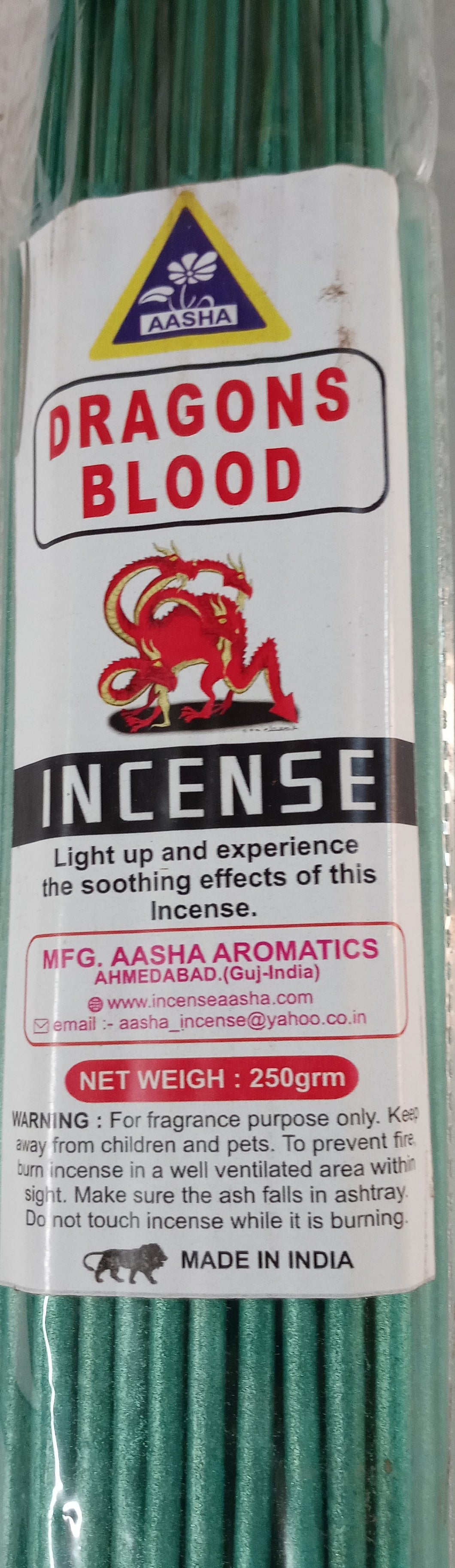 Aasha Dragons Blood-16 Inch-40 Sticks