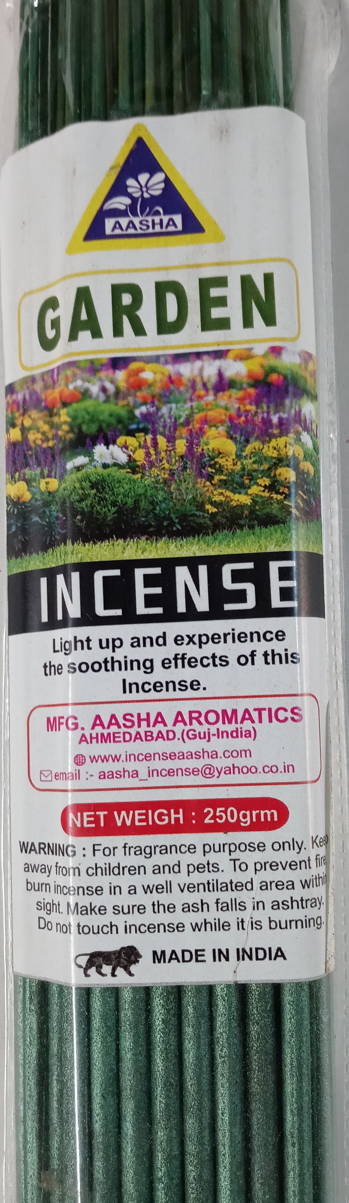 Aasha Garden Jumbo Incense Sticks -16 Inch-40 Sticks