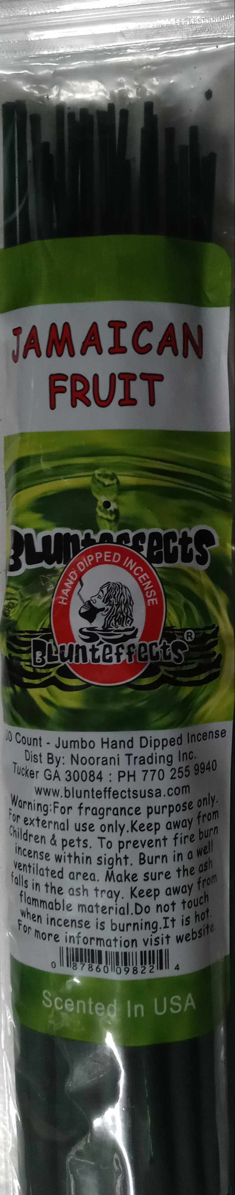 Blunteffects Jamaican Fruit 19 Inch Jumbo Incense Sticks -- 30 Sticks
