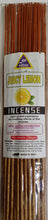 Load image into Gallery viewer, Aasha Juicy Lemon Jumbo Incense Sticks-16 Inch-40 Sticks